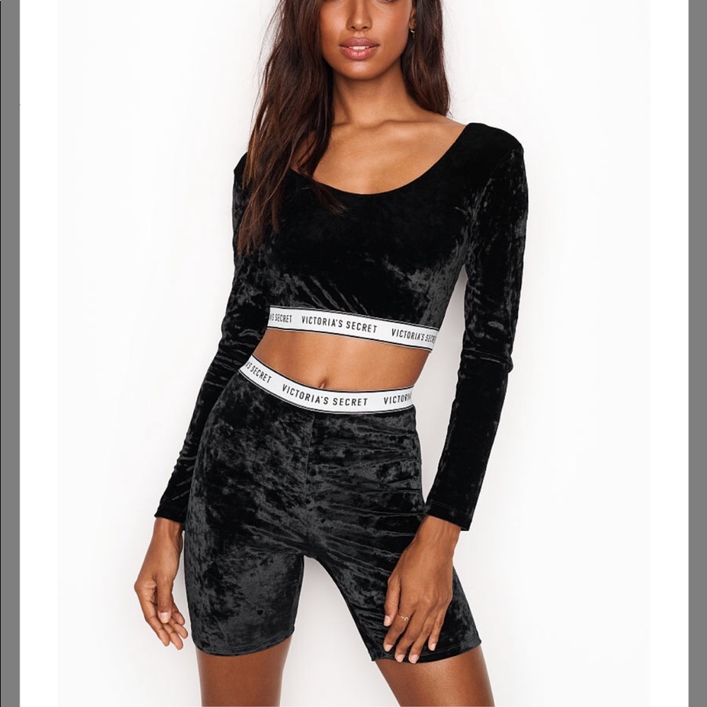 VS Velvet Biker Shorts
